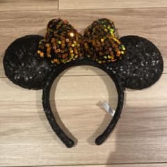 ミニーカチューシャ　 オレンジリボン　ハロウィン　東京ディズニーリゾートのサムネイル