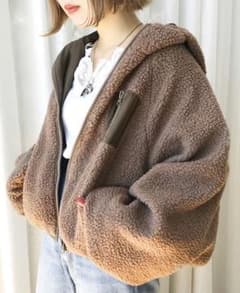 apres アプレジュール ボアブルゾンのサムネイル