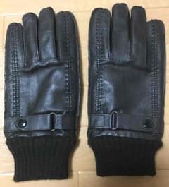 BEAMS ビームス レザーグローブ 濃茶 手袋のサムネイル