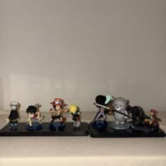 ワンピース ミニフィギュアとクリアポスター