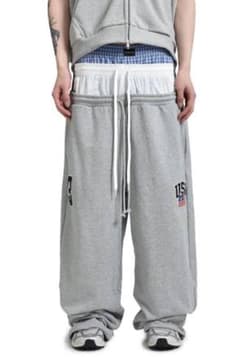 Project G/R 3 LAYERED SWEAT PANTS GRY 2 - メルカリ
