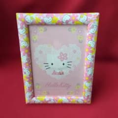 レア 1999年 ハローキティ カオハナ フォトスタンド 写真立て Sanrio