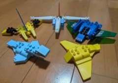 【非売品・当時物】JAL 飛行機 ノベルティ ダイヤブロック 5点セットのサムネイル