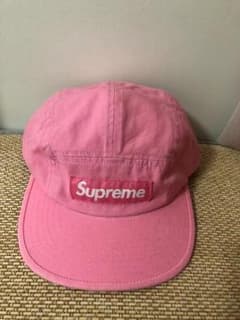 Supreme キャップ ピンク - メルカリ