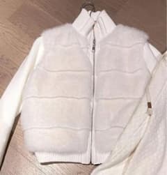 2WAYニットスリーブエコファーダウンジャンパー - メルカリ