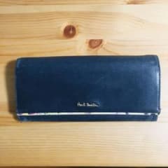 ポールスミス 財布 長財布 ネービーPaul Smith pwaレディース 婦人のサムネイル