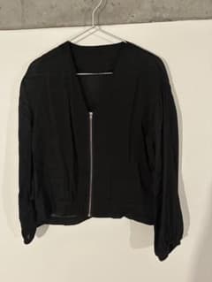 Freak's Store ノーカラージャケット ブラック M-Lのサムネイル