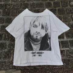 す*ぱ様 一点物 Kurt Cobain カートコバーン追悼T - メルカリ