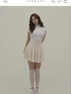andmary Aletta frill mini dress - メルカリ