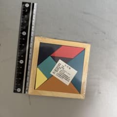 木製 ミニ タングラム パズル 知育玩具のサムネイル