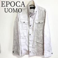 EPOCA UOMO メンズ ジャケット 白 ホワイト 迷彩 カモフラ EPOCA UOMO メンズ ジャケット 白 ホワイト 迷彩 カモフラ