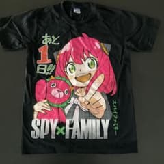 SPY×FAMILY キャラクターTシャツ 黒のサムネイル