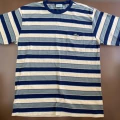 Lacoste ラコステ　Tシャツ　半袖　ボーダー　胸ポケット　ワンポイントロゴのサムネイル