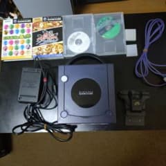 Nintendo GameCube 本体 パープル ソフト4本セットのサムネイル
