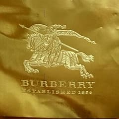 BURBERRY ショッピングバッグ【金】のサムネイル