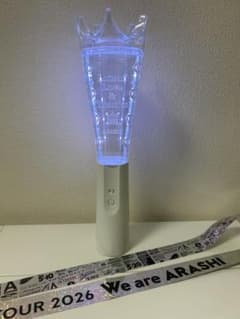 嵐 ペンライト 銀テープ付き 「We are ARASHI TOUR 2026」 - メルカリ