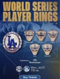 山本由伸　チャンピオンリング　ロサンゼルス　ドジャース　ワールドシリーズ2024 山本由伸 チャンピオンリング ロサンゼルス ドジャース ワールド