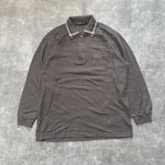 GIANNI VALENTINO 長袖ポロシャツ　きれいめ古着　大人カジュアルのサムネイル