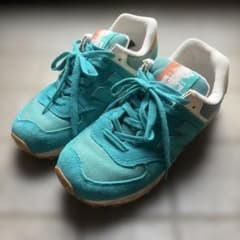 New Balance 574 スニーカー ターコイズのサムネイル