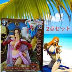 절대 유익 [미사용품] 원피스 보아 + 나미 약 16cm (상자 없음) 피기아 2 점