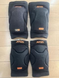 JONAS フットサル ゴレイロ サポーター 肘当て 膝当て ブラック - メルカリ