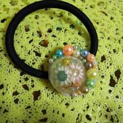ハンドメイド  ヘアゴム レジンのサムネイル
