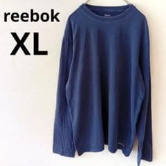USA古着 Reebok ロングTシャツ XL ネイビー