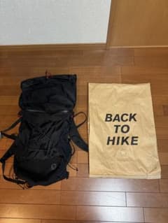 山と道　mini  サイズM  オールブラックのサムネイル