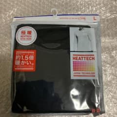 ユニクロ 極暖 ヒートテック　新品　未開封　ブラック　Lサイズのサムネイル