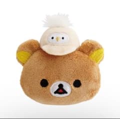 リラックマ　ぬいぐるみバッチ　ふくふく店長のサムネイル