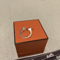新品未使用】HERMES クルー・ド・フォルジュ GM シルバー リング 美品 