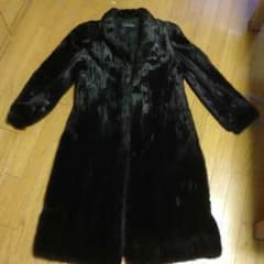 毛皮逆毛　ミンク　　ロングコートのサムネイル
