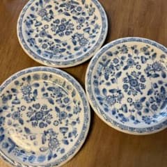 sanyo blue paradise 平皿 3枚 レトロのサムネイル