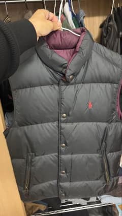 Polo Ralph Lauren リバーシブル ダウンベスト Lのサムネイル