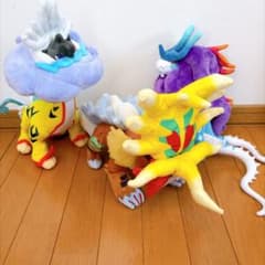 明日まで値下げ☆ポケモン ぬいぐるみ ウネルミナモ タケルライコ