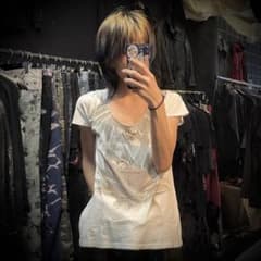 フラワープリント UネックTシャツ ifsixwasnine LGB KMRii - メルカリ
