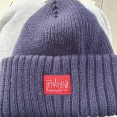 Manhattan Portage ニット帽 ネイビーのサムネイル