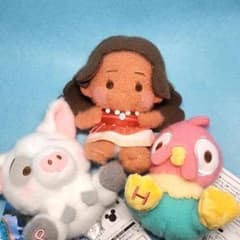 모아나와 전설의 바다 밀키 보아 마스코트 전 3종 세트