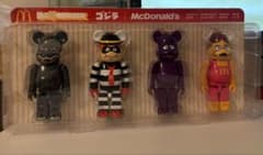 BE@RBRICK マクドナルド ゴジラ 150% 4体セットのサムネイル