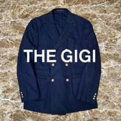 【75%OFF】THEGIGI ザジジ  ダブルブレストジャケット　ネイビー　夏のサムネイル