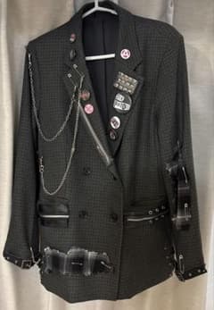 最終値下げ】GU テーラードジャケット リメイク パンク PUNK ロック 