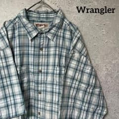 Wrangler short-sleeved checkered shirt, loose fit, size XL