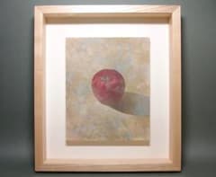 真作 吉中裕也 Still life (林檎) 3F 油絵静物 - メルカリ