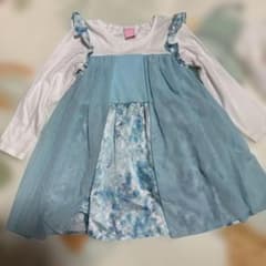 BABYDOLL ベビードール 120 エルサ風 ワンピース 長袖 ドレスのサムネイル
