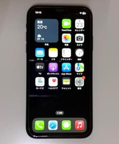 画面傷なし バッテリ95% iPhoneXR 128GB　黒のサムネイル