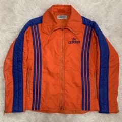 80s アディダス adidas スキー中綿 線 ジャケット ジャンパー アディダス adidas スキー中綿 線 ナイロンジャケット ジャンパー M