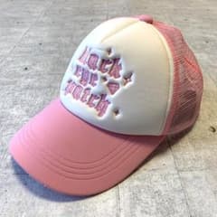 black eye patch メッシュキャップ　ピンク black eye patch ブラックアイパッチ メッシュキャップ ピンク