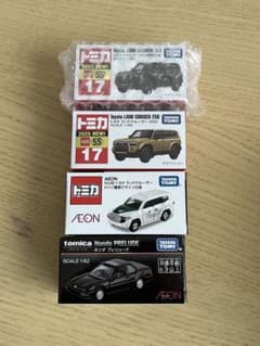 イオン限定　トミカ トヨタ ランドクルーザー & ホンダ プレリュード 3セット イオン限定 トミカ トヨタ ランドクルーザー3点 & ホンダ