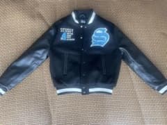 OLD STUSSY Big4 スタジャン M ブラック ステューシー STUSSY 90's 4大都市 BIG4 限定 スタジャン USA製