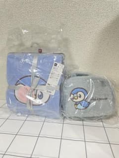 포켓피스 GU 포차마 프리스 라운지 세트 가짜 모피 파우치